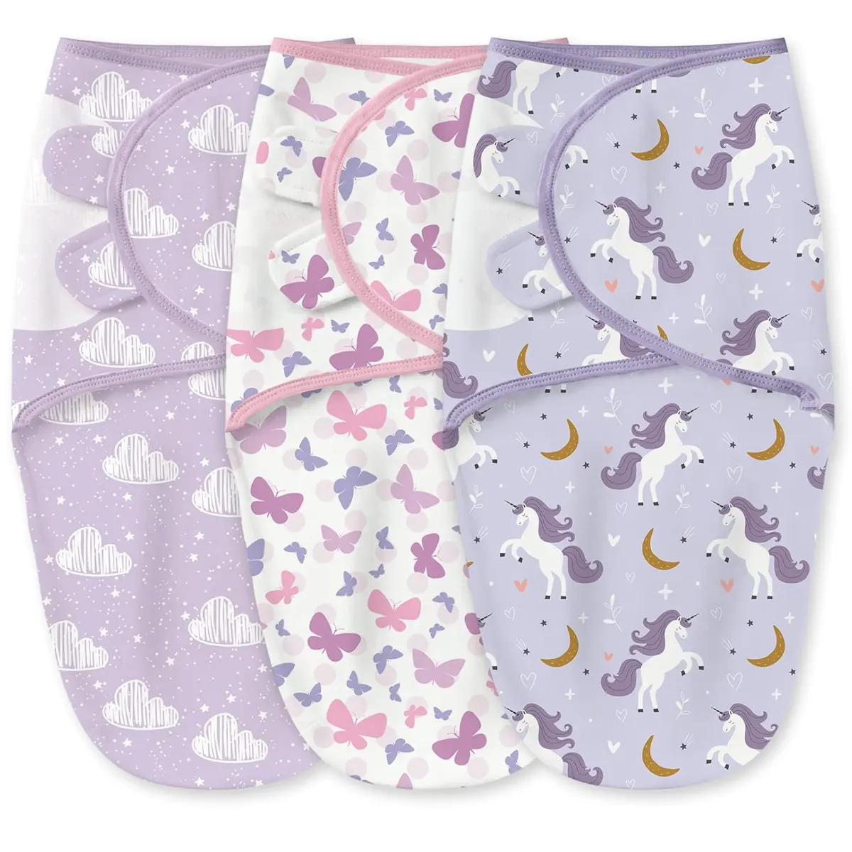 Yoofoss Adjustable Cotton Swaddle 3 Pack, reference B0D878QCZR, gallery image 5