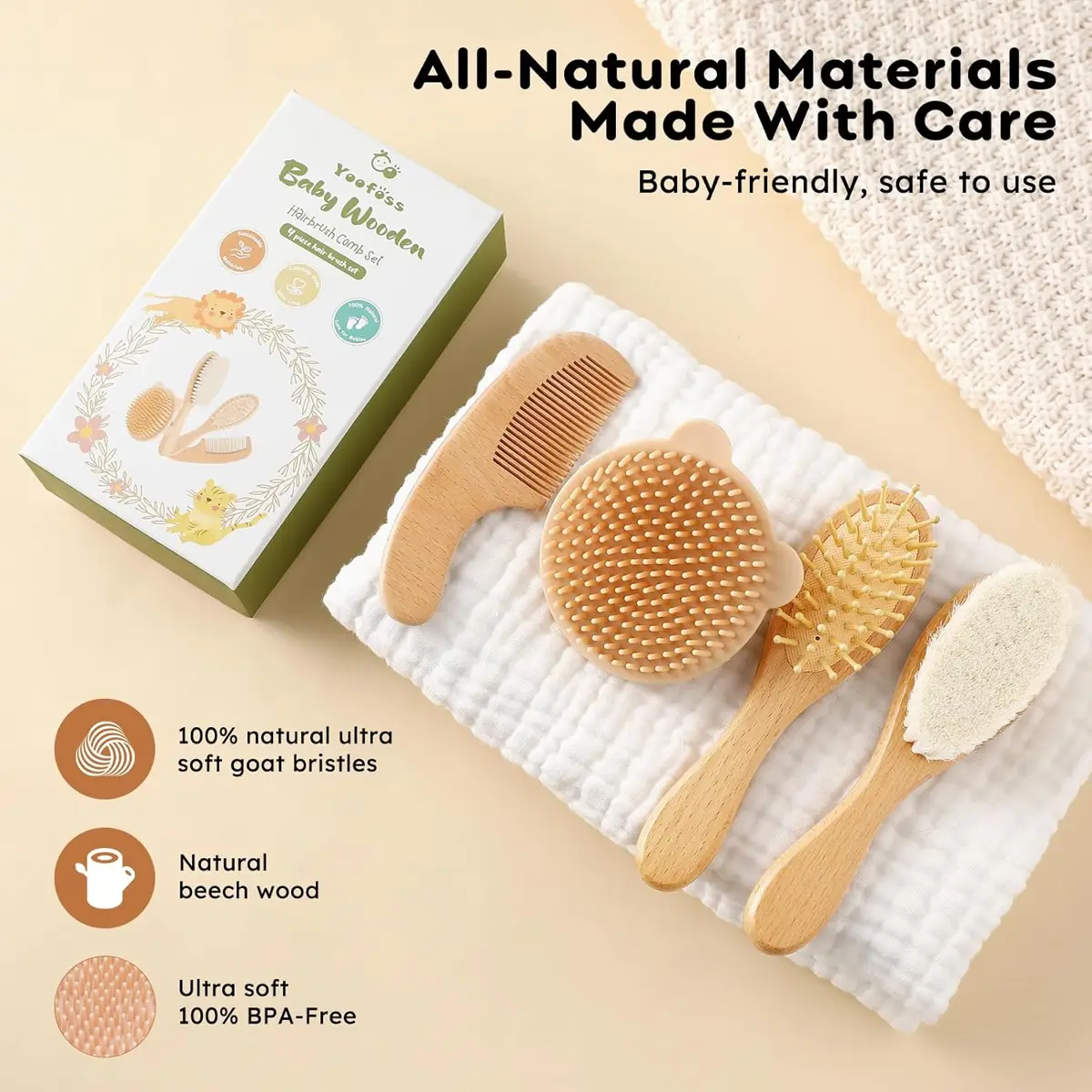 Baby Hair Brush & Comb Set image 2