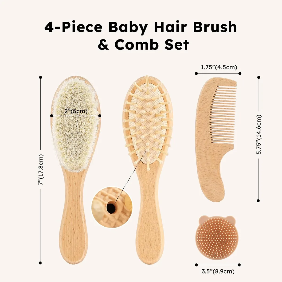 Baby Hair Brush & Comb Set image 4