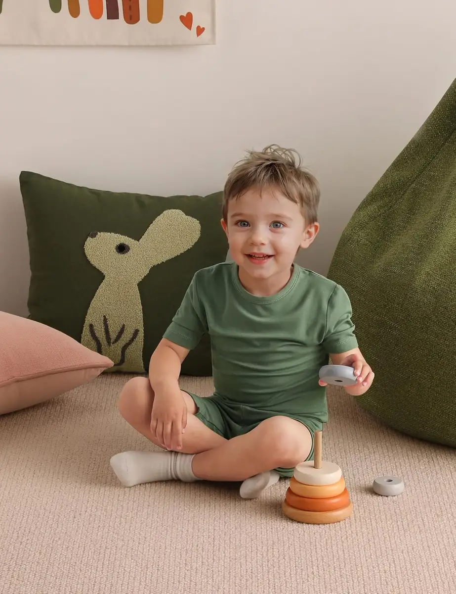 Yoofoss Bamboo Kids Pajamas, reference B0F5B7JWFQ, gallery image 8