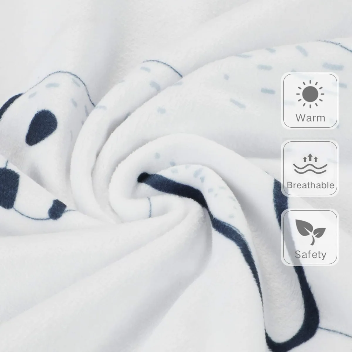 Minky Swaddle Blanket image 2