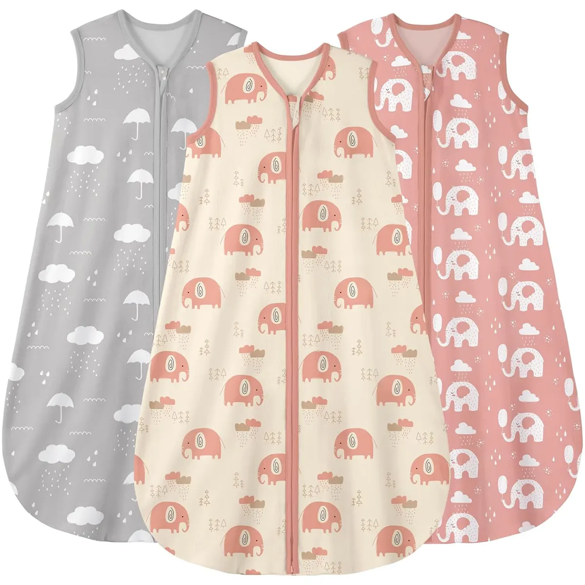 Yoofoss Organic Cotton Sleep Sack 0.5 TOG, reference B0BFB1W9TM, gallery image 10