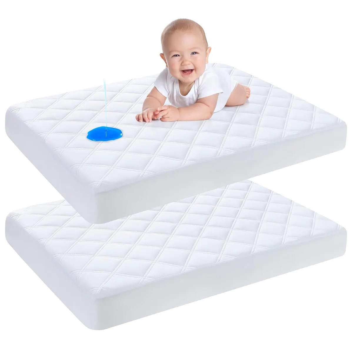 Waterproof Crib Mattress Protector image 4