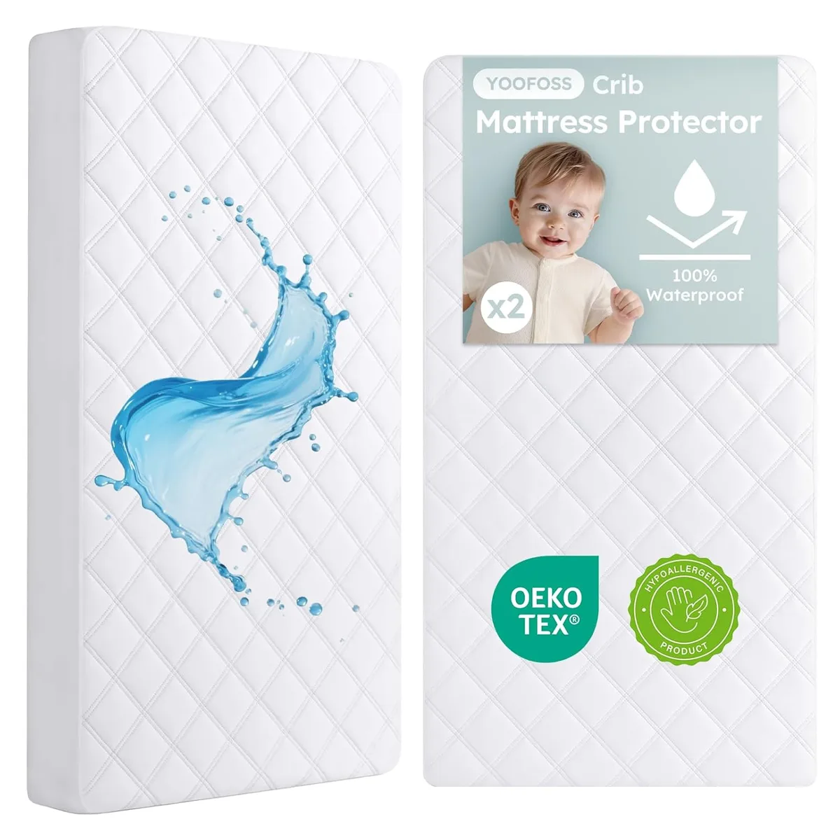 Waterproof Crib Mattress Protector image 6