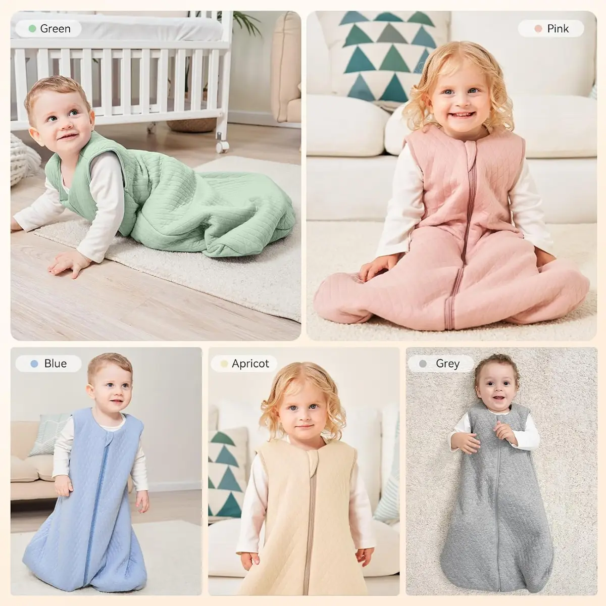 Yoofoss Winter Quilted Sleep Sack 2.5 TOG, reference B0CCVS9HFX, gallery image 8
